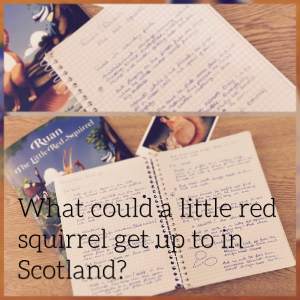 What could a little red squirrel get up to in Scotland
