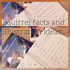 Squirrel facts and illustration ideas